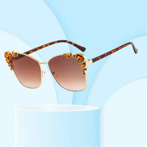 Cat Eye Shaped Sunglasses In Brown